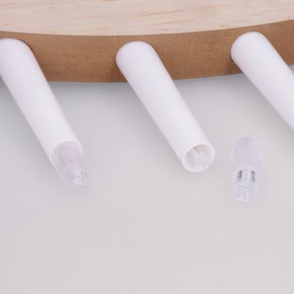 BRILAGI - LED jul-ljusstake 7xLED/2xAA beige/vit