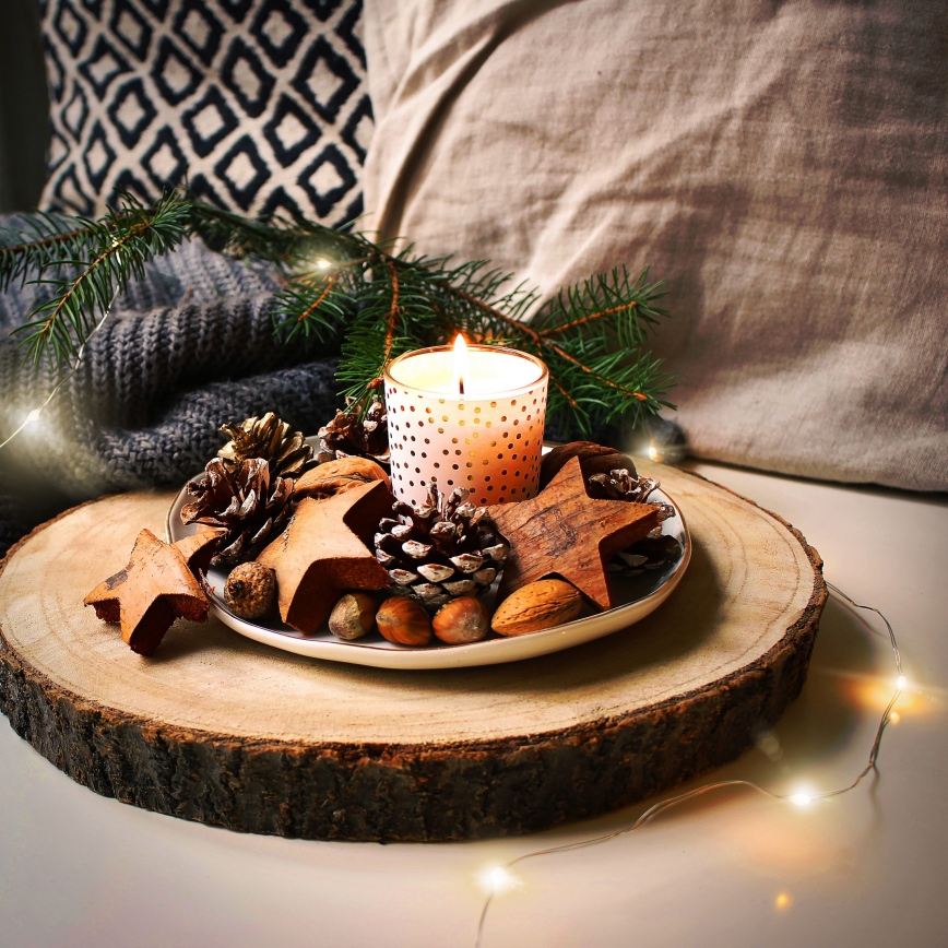 Brilagi - LED Julbelysning 100xLED/3xAA 10m varmvit