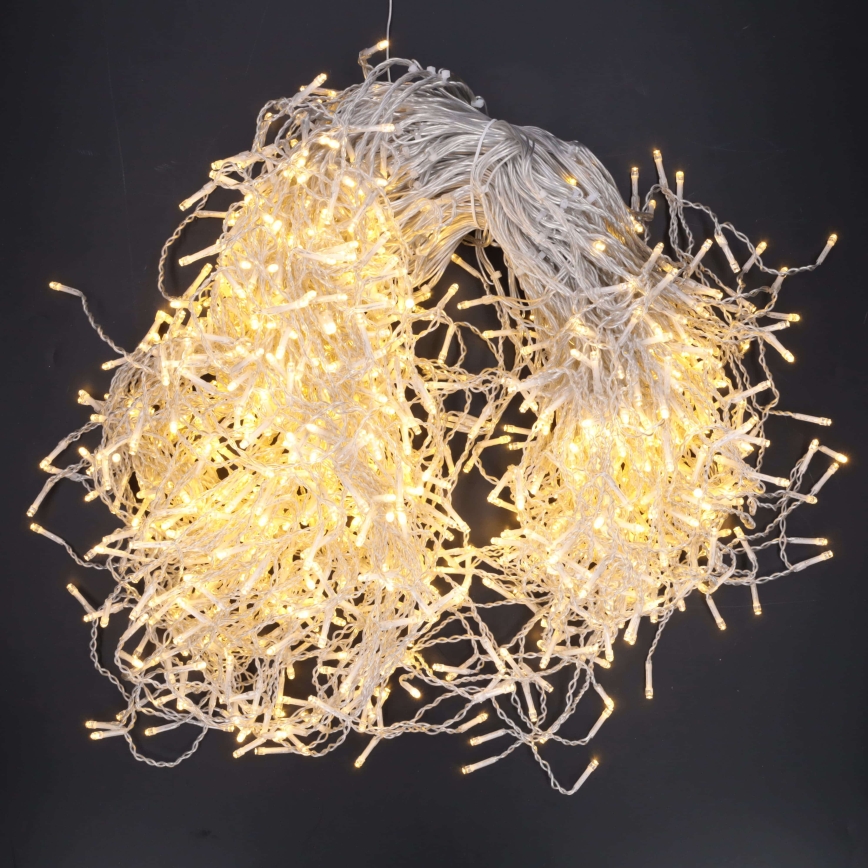 BRILAGI - LED utomhusslinga för jul 1080xLED/8 funktioner 33m IP44 varmvit istappar