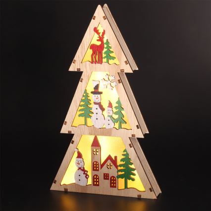 Brilagi - LED-juldekoration, julgran (LED/2xAA)