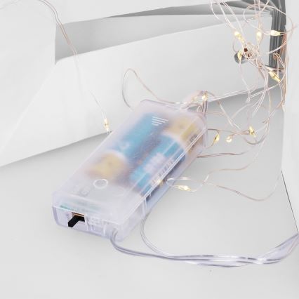 Brilagi - LED-juldekoration LED/2xAA 30 cm snöflinga