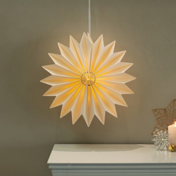 Brilagi - LED-juldekoration LED/2xAA 32 cm snöflinga