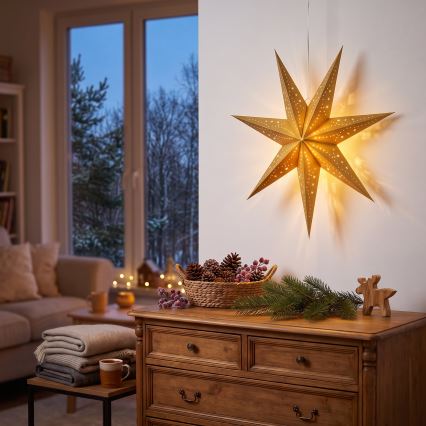 BRILAGI - LED juldekoration LED/2xAA 60 cm stjärna