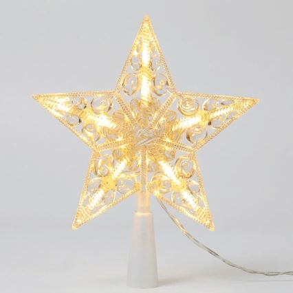 BRILAGI - LED juldekoration LED/3xAA 17 cm stjärna varmvit