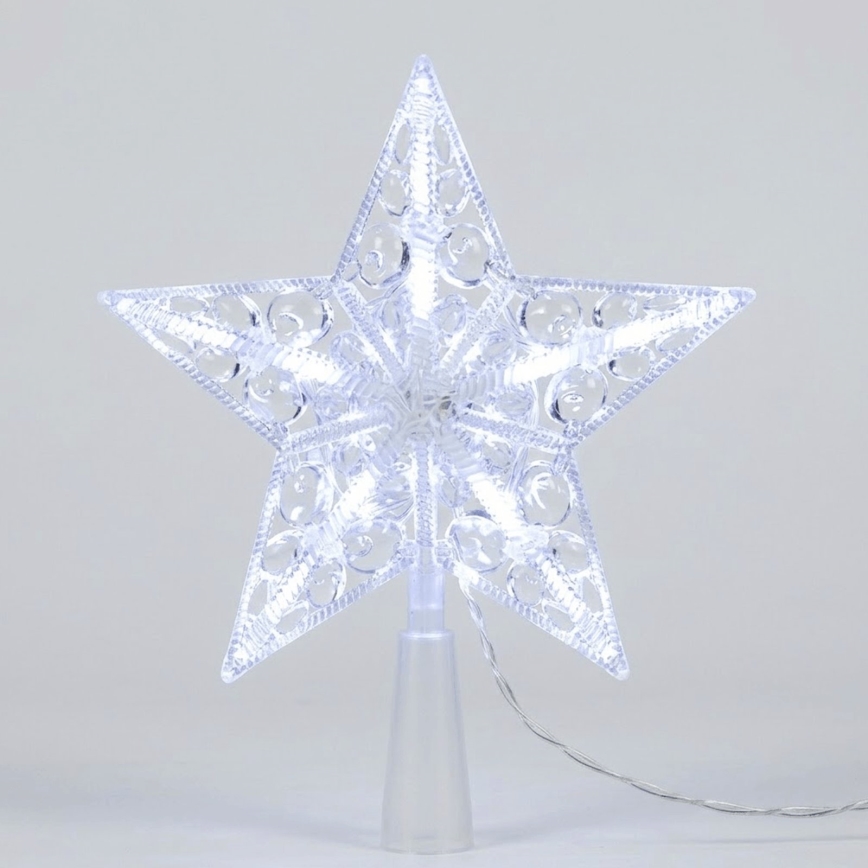BRILAGI - LED juldekoration LED/3xAA 21 cm stjärna kallvit