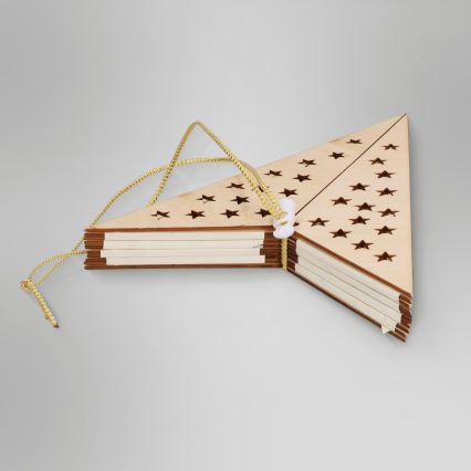 Brilagi - LED juldekoration LED/3xAA 62x40 cm stjärna