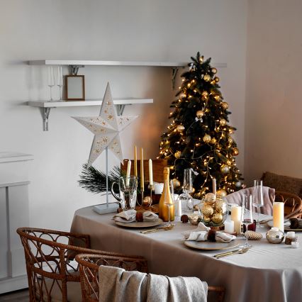 Brilagi - LED-juldekoration LED/3xAA 66x45 cm stjärna