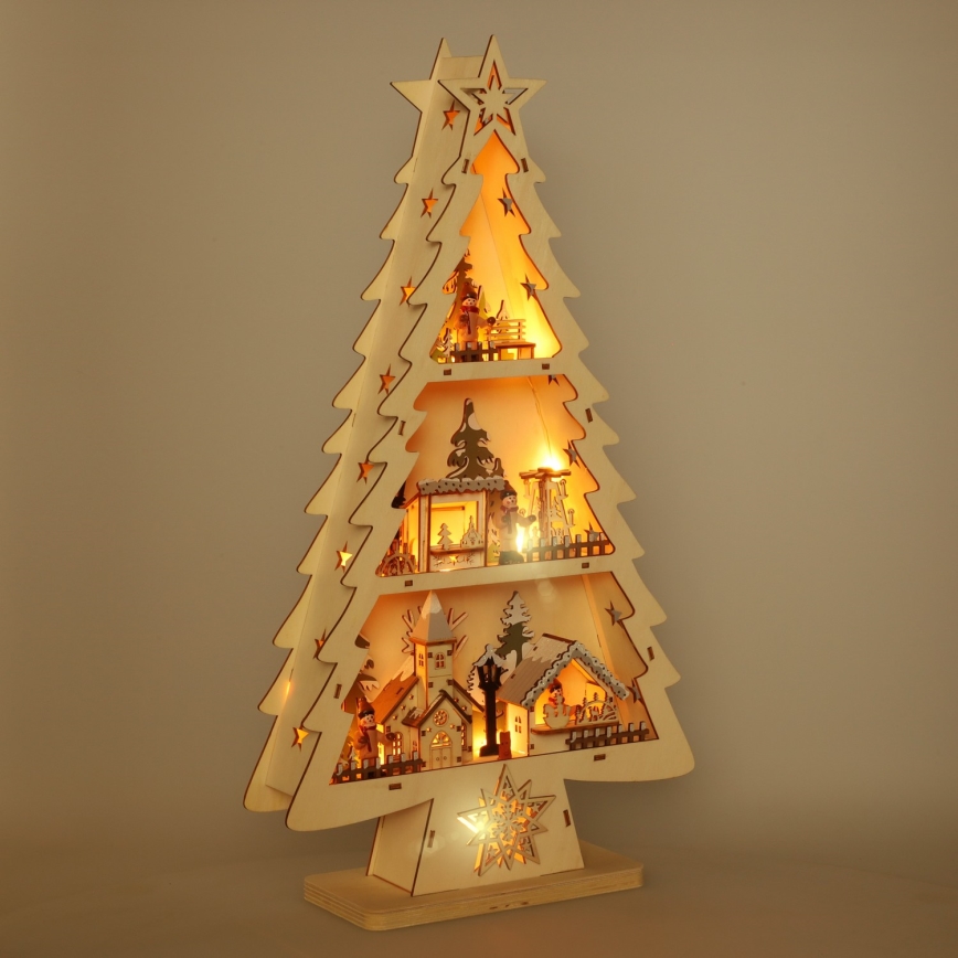 BRILAGI - LED-juldekoration, träd (LED/3xAA)