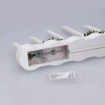 BRILAGI - LED juljusstake 7xLED/2xAA vit