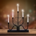 BRILAGI - LED-juljusstake LED/2xAA svart