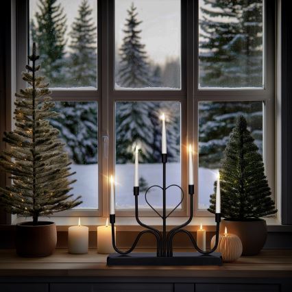 Brilagi - LED-juljusstake LED/2xAA svart
