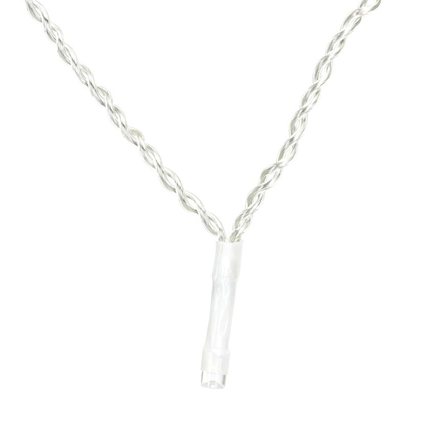 Brilagi - LED-julslinga för utomhusbruk 200 LED/8 funktioner 13x0,6m IP44 kallvit