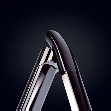 Brilagi - LED Justerbar ljusstyrka bordslampa USB anslutning LED/12W/230V svart