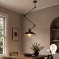 BRILAGI - LED-justerbar stångmonterad taklampa IRONBEAM 1xE27/60W/230V svart