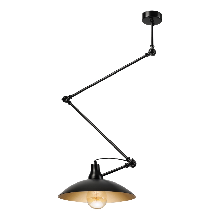 BRILAGI - LED-justerbar stångmonterad taklampa IRONBEAM 1xE27/60W/230V svart