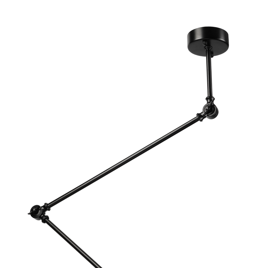 BRILAGI - LED-justerbar stångmonterad taklampa IRONBEAM 1xE27/60W/230V svart