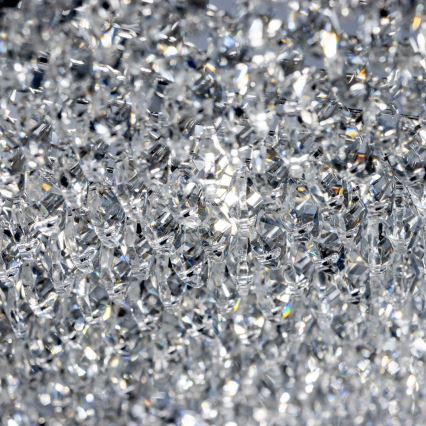 Brilagi - LED Kristallkrona med textilsladd GLAMOUR 5xG9/42W/230V