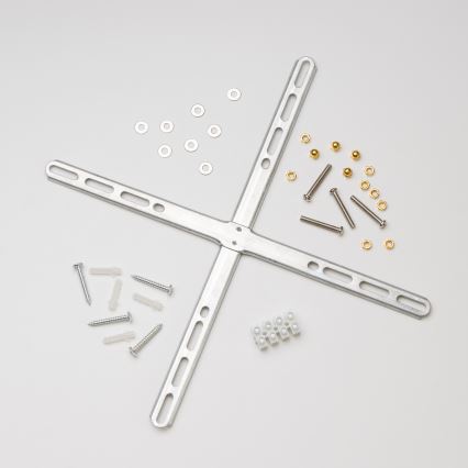 Brilagi - LED-kristalltaklampa MOZART 5xE14/40W/230V Ø 40 cm guldig