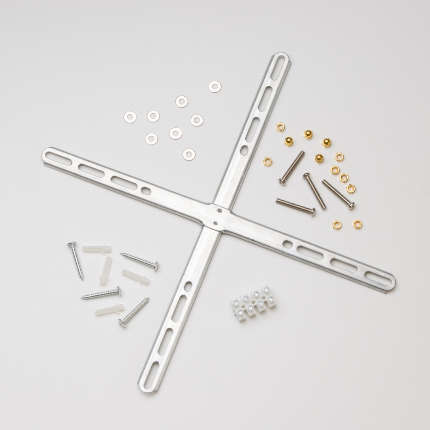 Brilagi - LED-kristalltaklampa MOZART 5xE14/40W/230V Ø 40 cm guldig