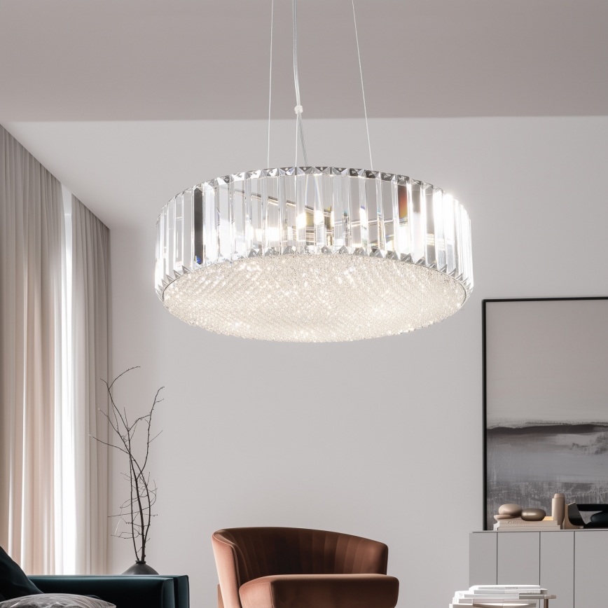 BRILAGI - LED-kristallkrona på vajer GLAMOUR 5xG9/42W/230V