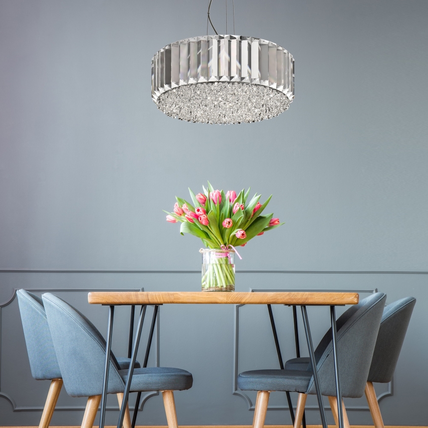 BRILAGI - LED-kristallkrona på vajer GLAMOUR 5xG9/42W/230V