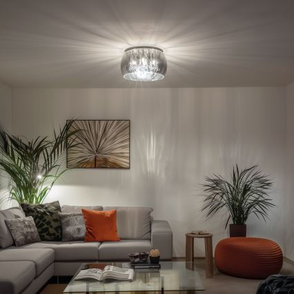 BRILAGI - LED-kristalltaklampa JEWEL 5xG9/40W/230V Ø 40 cm