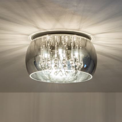 Brilagi - LED-kristalltaklampa JEWEL 5xG9/42W/230V Ø 40 cm