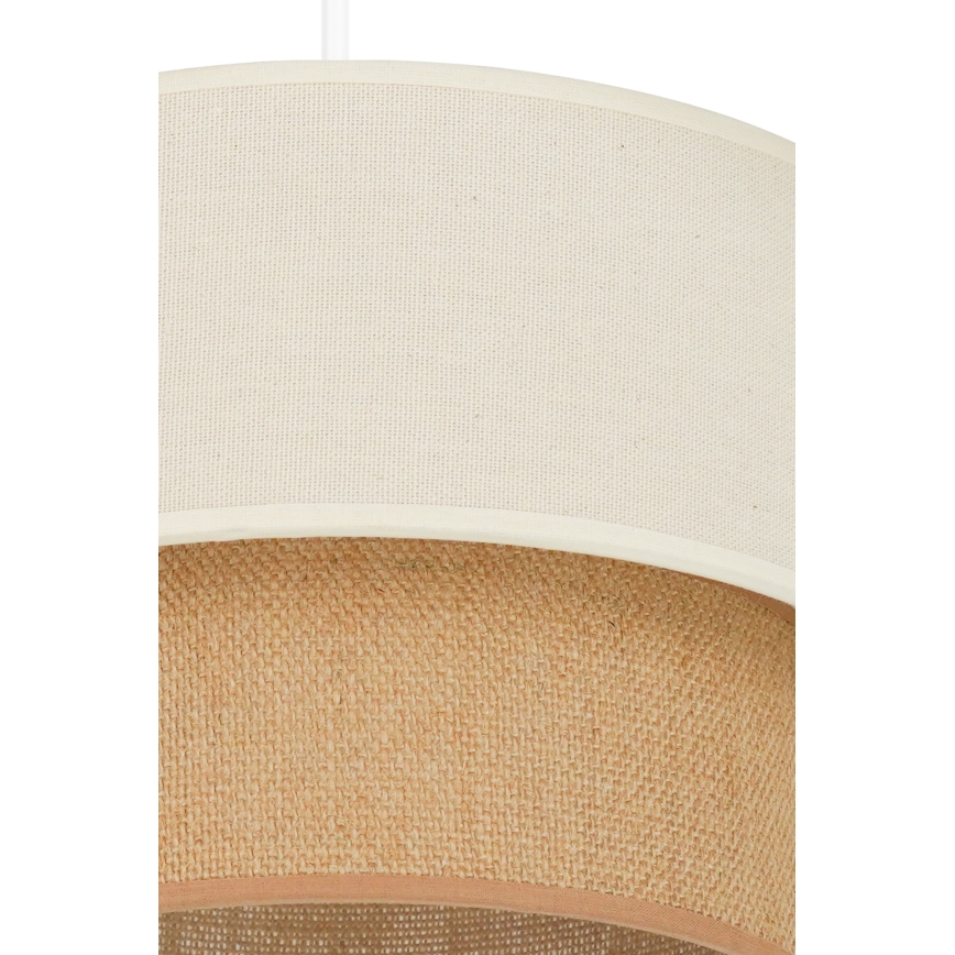 Brilagi - LED-lampa i boho-stil med lina 1xE27/15W/230V Ø 25 cm