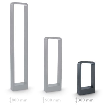 Brilagi - LED-lampa för utomhusbruk BARI LED/7W/230V 3000/4000/6000K antracit IP54 30 cm