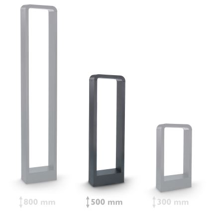 Brilagi - LED-lampa för utomhusbruk BARI LED/7W/230V 3000/4000/6000K antracit IP54 50 cm