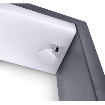 Brilagi - LED-lampa för utomhusbruk RAGUSA LED/7W/230V 3000/4000/6000K antracit IP54 30 cm