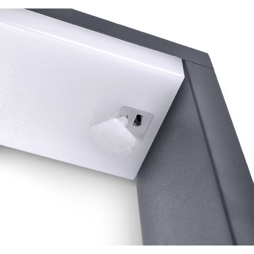 Brilagi - LED-lampa för utomhusbruk RAGUSA LED/7W/230V 3000/4000/6000K antracit IP54 30 cm