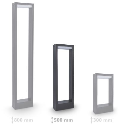 Brilagi - LED-lampa för utomhusbruk RAGUSA LED/7W/230V 3000/4000/6000K antracit IP54 50 cm