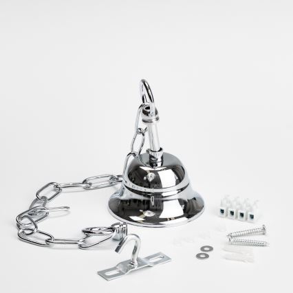 Brilagi - LED Ljuskrona i kristal med kedja MOZART 4xE14/40W/230V skinande krom