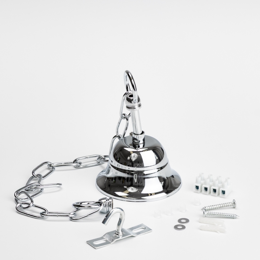 Brilagi - LED Ljuskrona i kristal med kedja MOZART 5xE14/40W/230V skinande krom