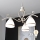 Brilagi - LED-ljuskrona med kedja ANTICO 3xE27/60W/230V 3000K vit patina