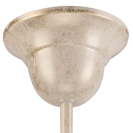 Brilagi - LED-ljuskrona med kedja ANTICO 3xE27/60W/230V 3000K vit patina