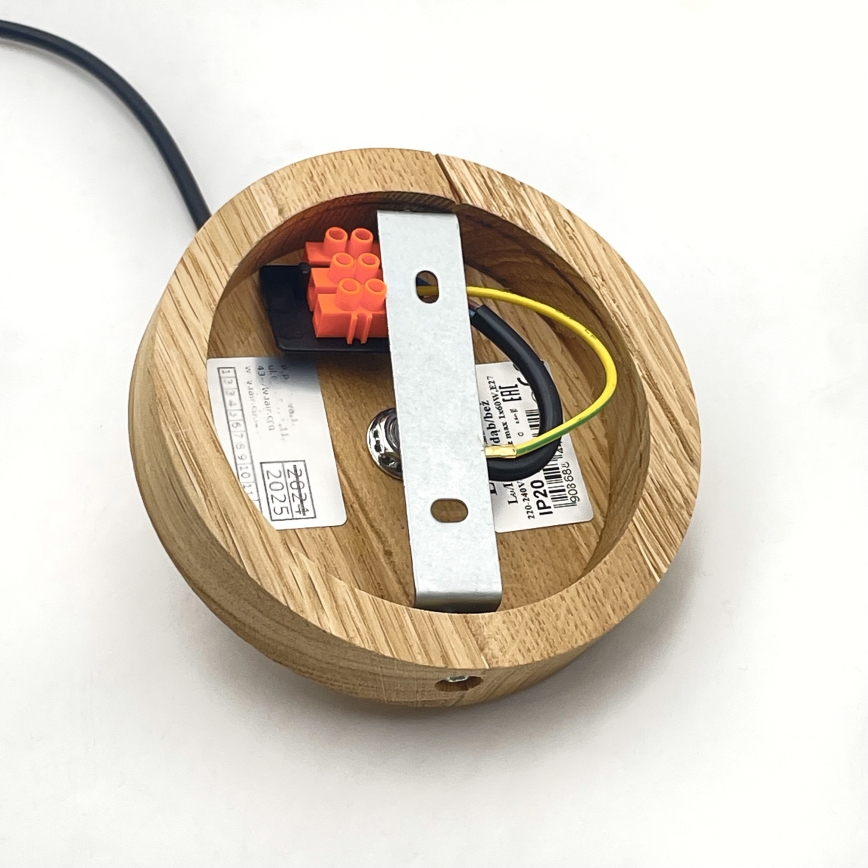 Brilagi - LED Ljuskrona med textilsladd ANTHONY 1xE27/60W/230V ek/beige