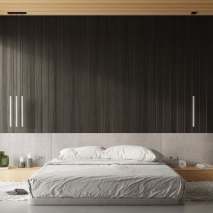 Brilagi - LED ljuskrona med textilsladd DRIFA 1xG9/4W/230V betong