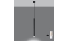 Brilagi -  LED ljuskrona med textilsladd DRIFA 1xG9/4W/230V svart