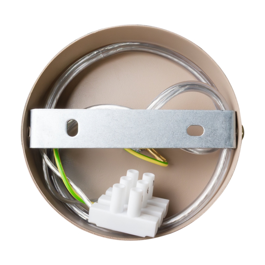 Brilagi - LED Ljuskrona med textilsladd FLAMENGO 1xE27/60W/230V beige