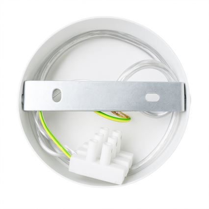 Brilagi - LED Ljuskrona med textilsladd FLAMENGO 1xE27/60W/230V vit