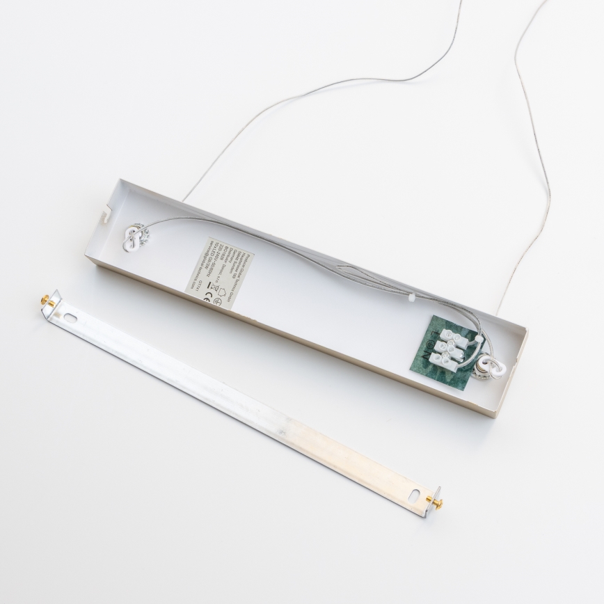 Brilagi - LED ljuskrona med textilsladd MILLA 10xG9/3W/230V guld/rökig