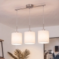 Brilagi - LED-ljuskrona med vajerupphängning NUBILA 3xE27/60W/230V vit