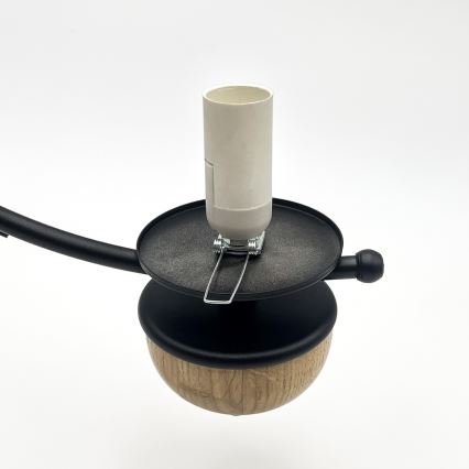 Brilagi - LED-ljuskrona på kedja COTTAGE 3xE14/40W/230V ek/svart/vit
