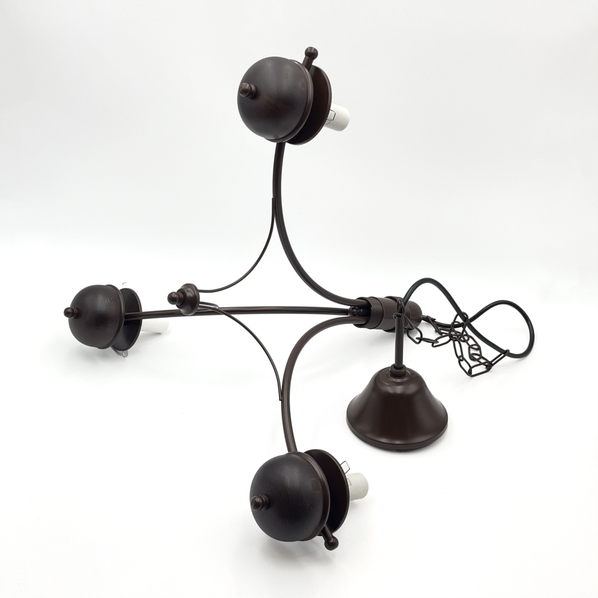 Brilagi - LED Ljuskrona på kedja COTTAGE 3xE14/40W/230V ek/vit