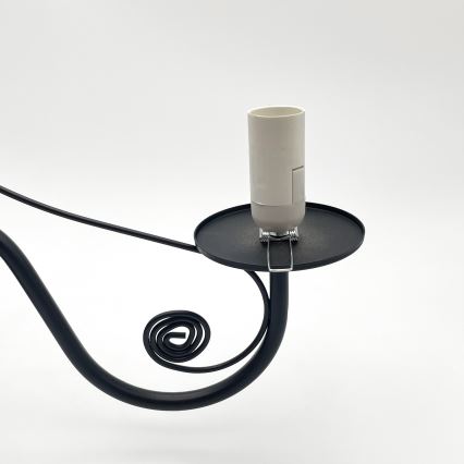 Brilagi - LED Ljuskrona på kedja COTTAGE 3xE14/40W/230V svart/brun