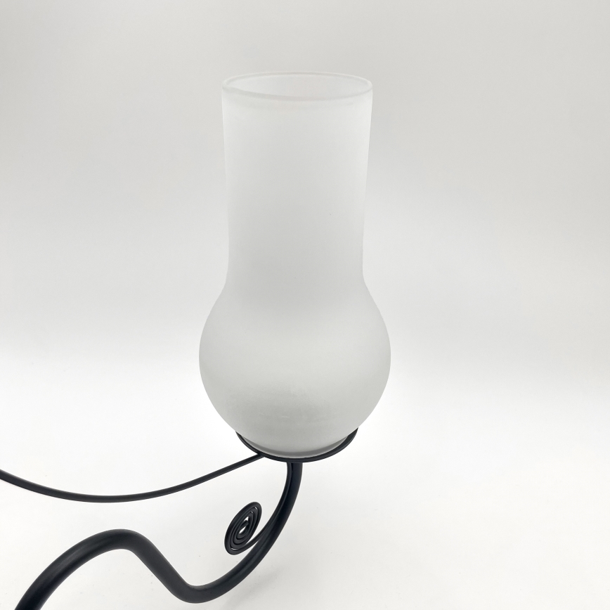 Brilagi - LED Ljuskrona på kedja COTTAGE 3xE14/40W/230V svart/vit