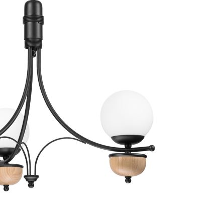 Brilagi - LED Ljuskrona på kedja COTTAGE 3xG9/40W/230V bok/vit