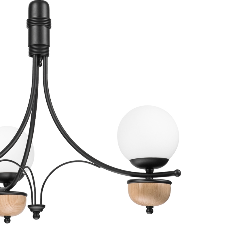 Brilagi - LED Ljuskrona på kedja COTTAGE 3xG9/40W/230V bok/vit